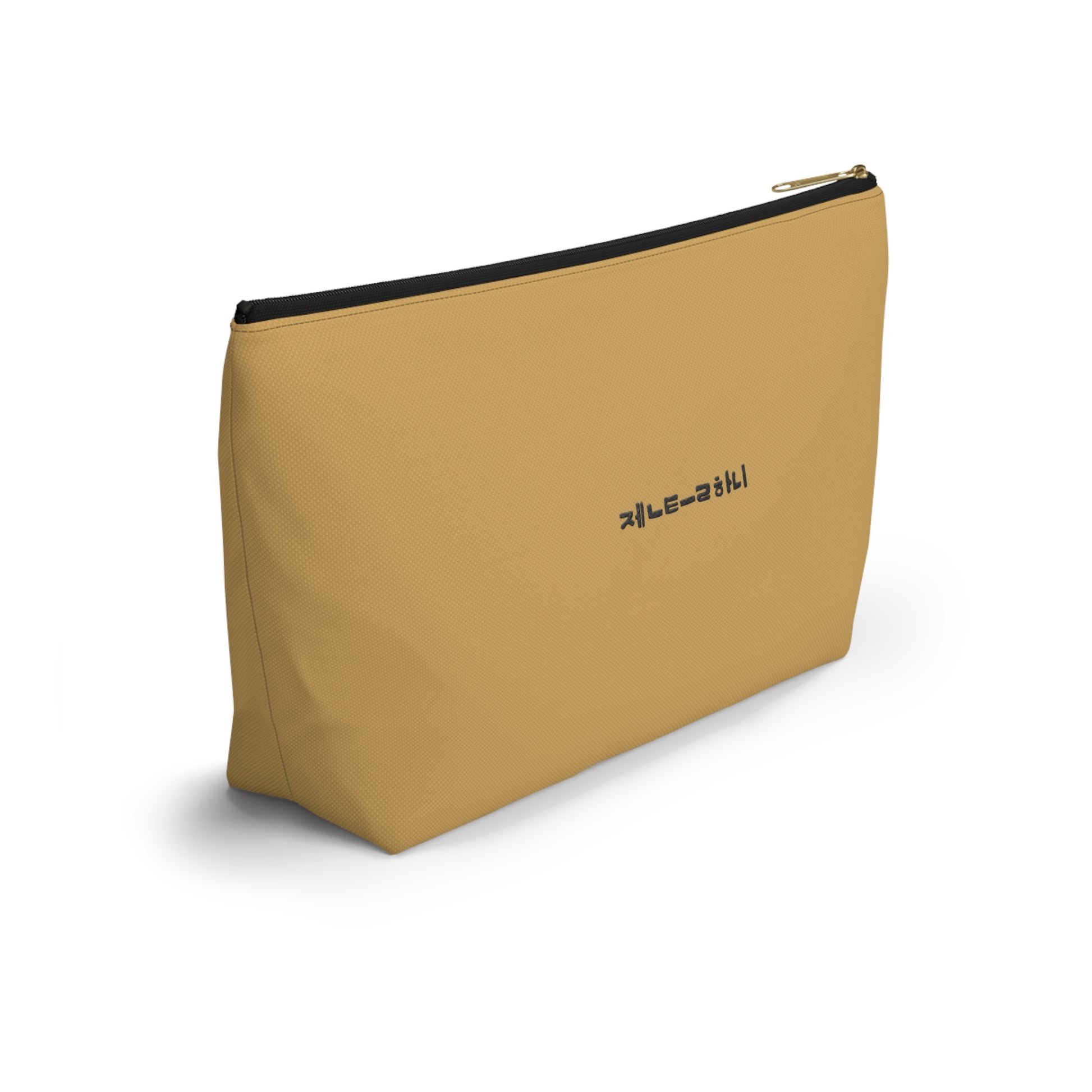 3D Claymation Shih Tzu Dog Accessory Pouch - Korean Gat Hani, Mustard Ocher