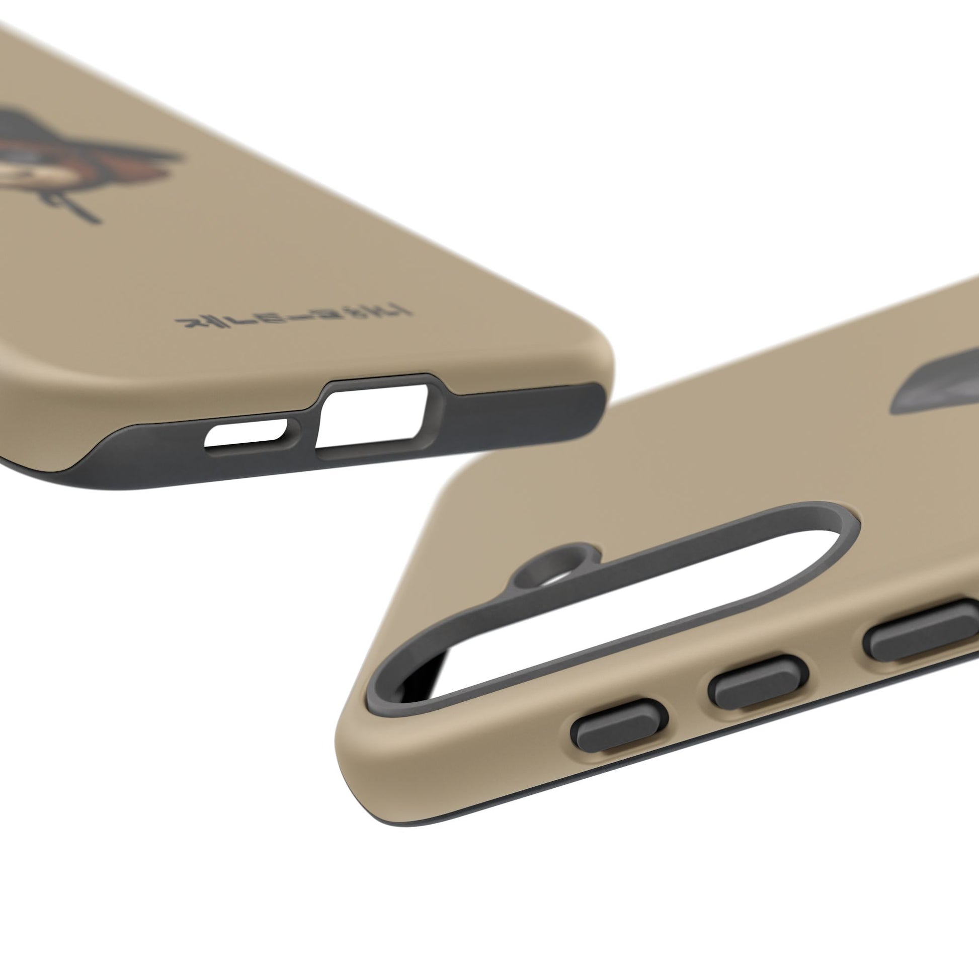 3D Claymation Shih Tzu Dog Case for iPhone & Galaxy - Korean Gat Hani, Taupe