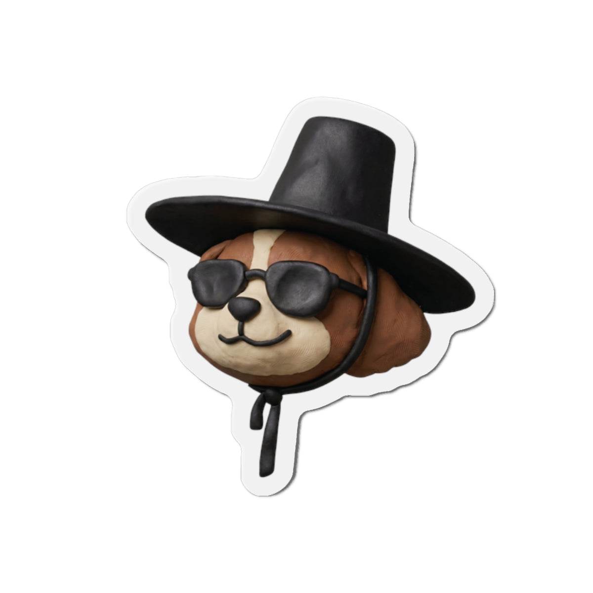 3D Claymation Shih Tzu Dog Fridge Magnet - Korean Gat Hani