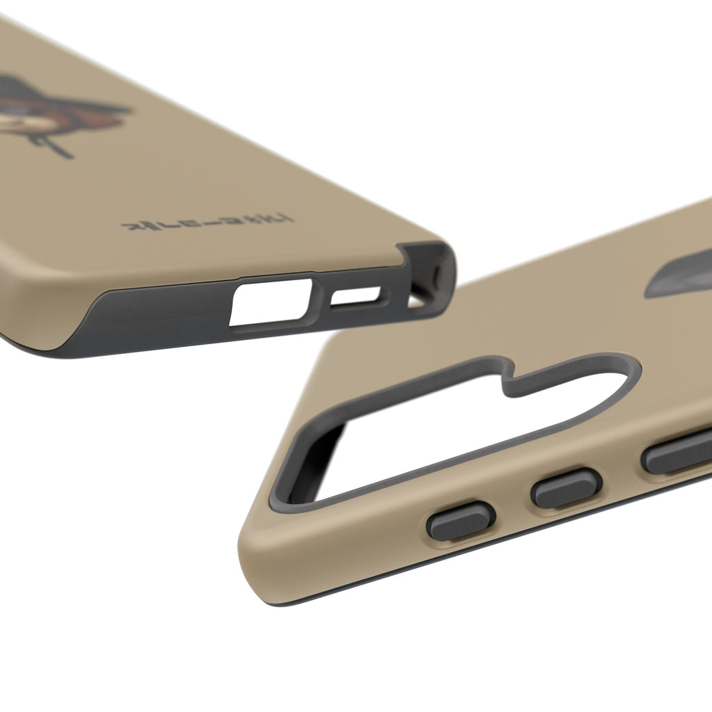 3D Claymation Shih Tzu Dog Case for iPhone & Galaxy - Korean Gat Hani, Taupe
