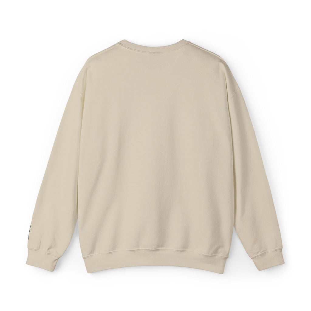 Embroidered Shih Tzu Dog Crewneck Sweatshirt - Korean Gat Hani, Sand