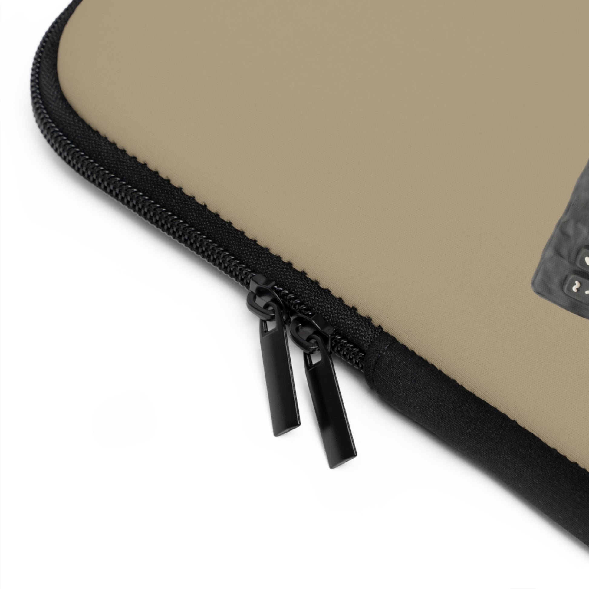 3D Claymation Shih Tzu Dog Laptop Sleeve - Korean Gat Hani, Taupe