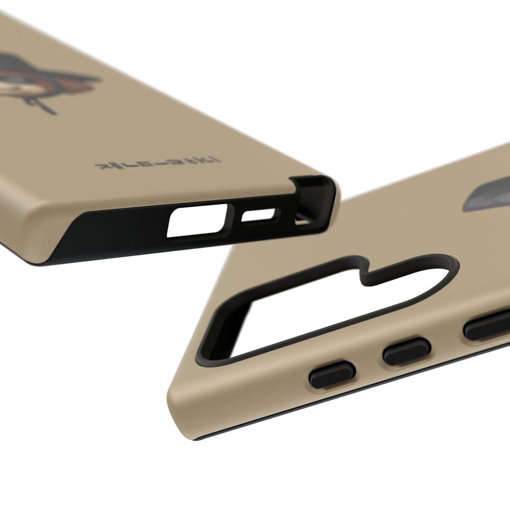 3D Claymation Shih Tzu Dog Case for iPhone & Galaxy - Korean Gat Hani, Taupe