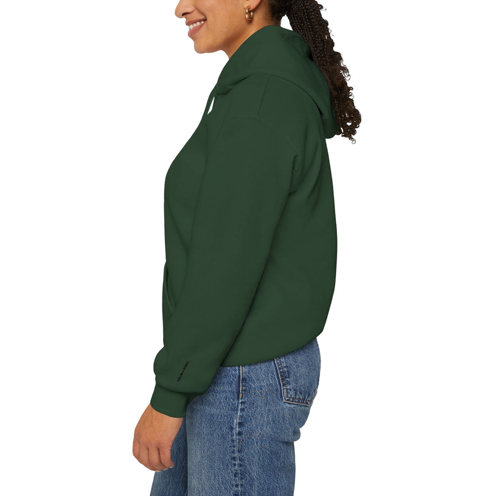 Embroidered Shih Tzu Dog Pullover Hoodie - Korean Gat Hani, Forest Green