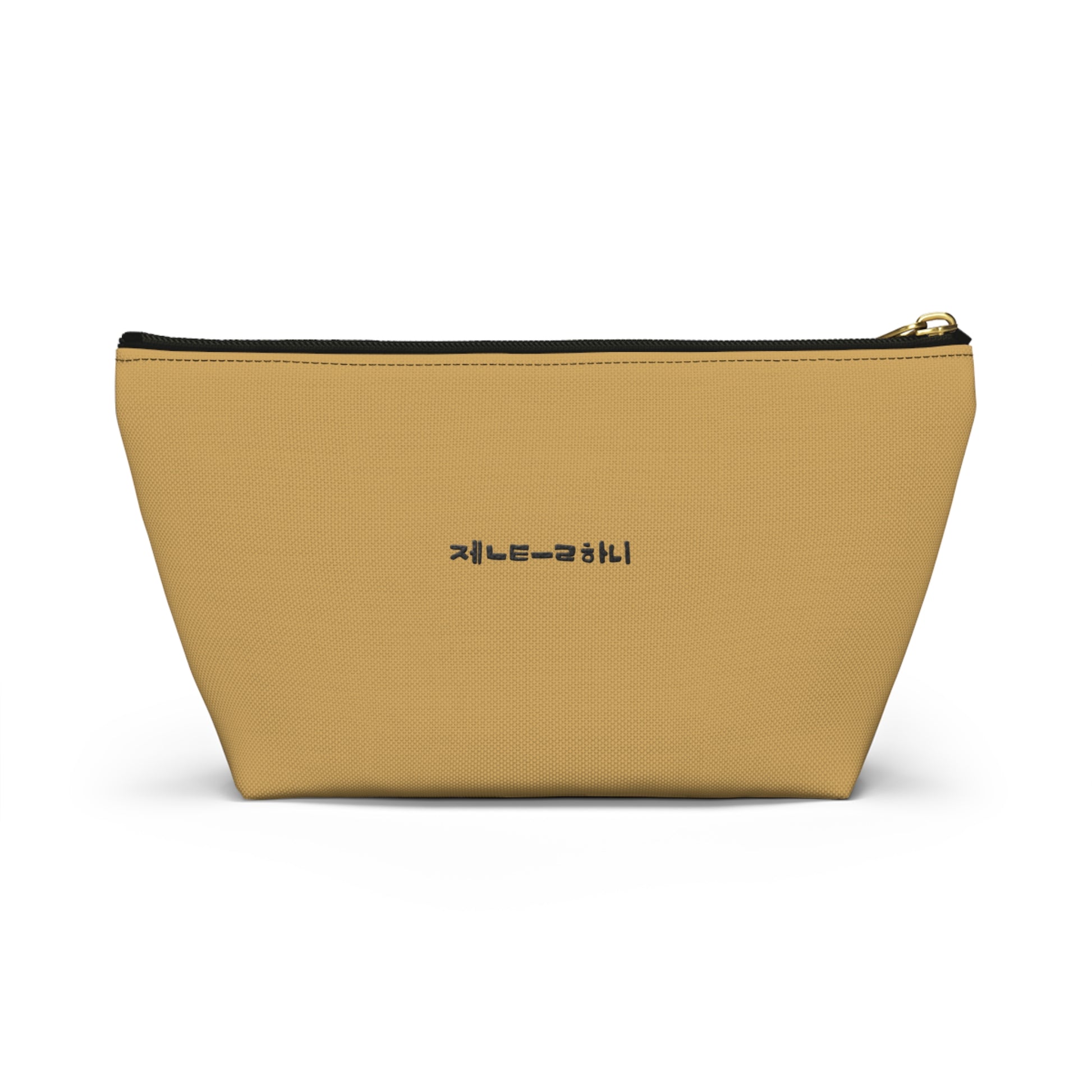3D Claymation Shih Tzu Dog Accessory Pouch - Korean Gat Hani, Mustard Ocher